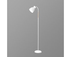 ANTEN Industriële Lampenkap wit - Staande lampen - Fitting E27 MAX60W - excl. lichtbronnen