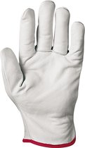 Gants de travail SIR SAFETY CIPRO Gants de jardin Wit - Cuir - Résistants à l'usure, à l'abrasion et aux déchirures - Dos élastique