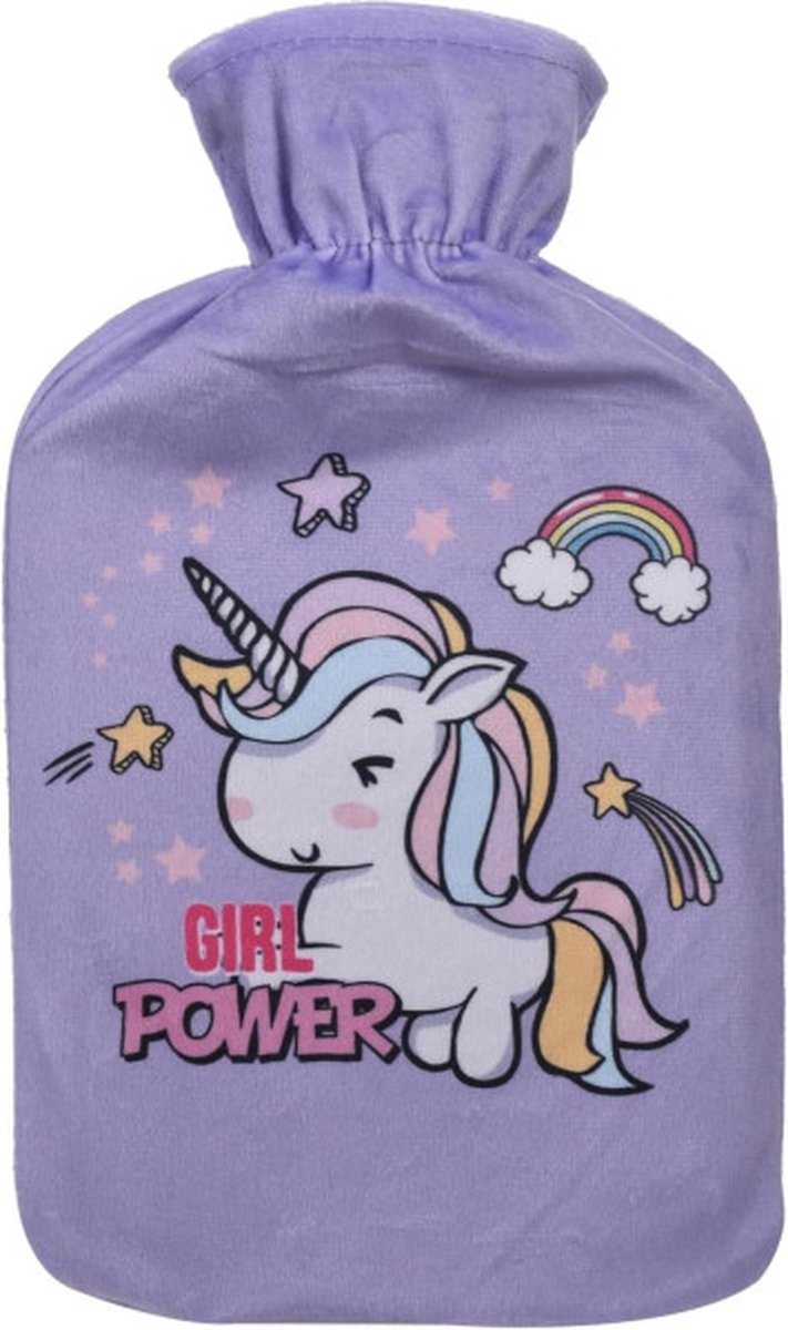 Goedkoopste Unicorn Warmwaterkruik - Met Hoes - Roze - 1 Liter - Tot 6 Uur Warmte