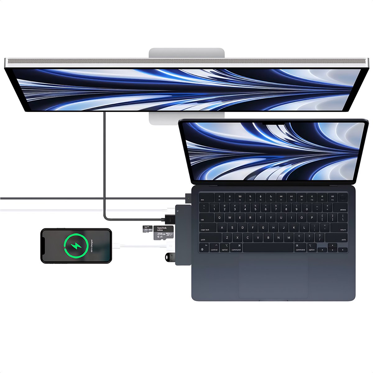 iMounts MacBook Air usb-c hub - HDMI - docking station thumbnail 6