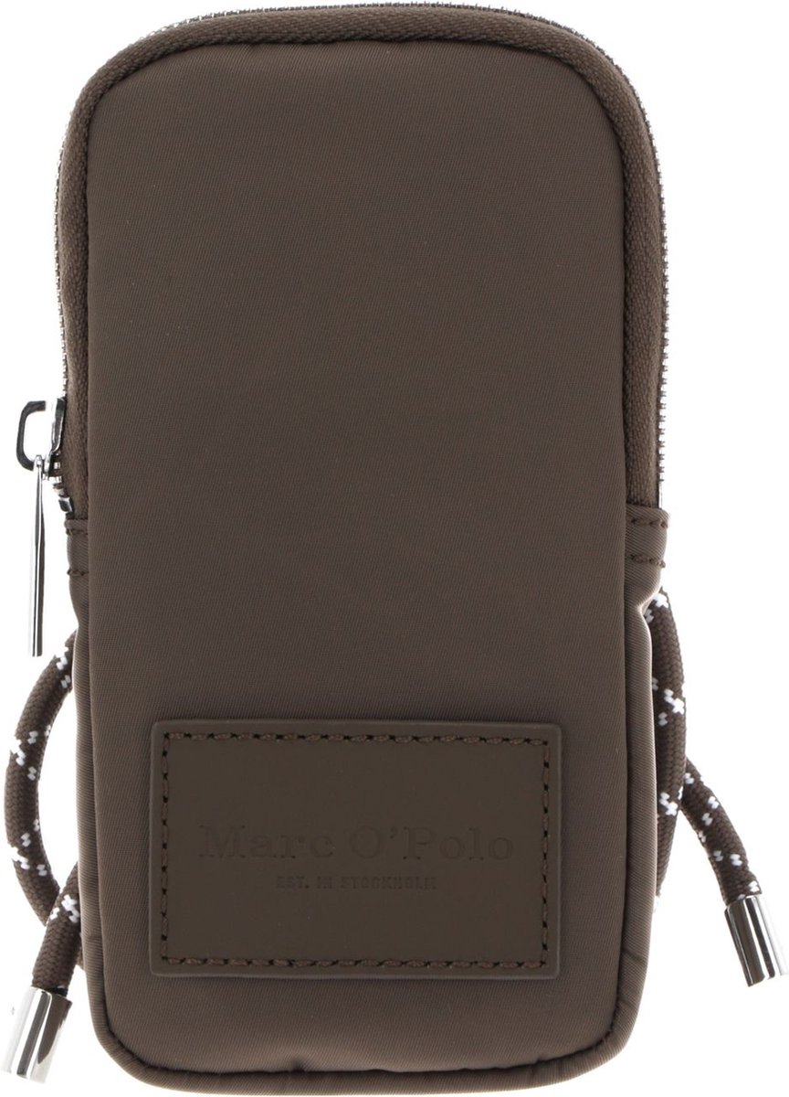 Marc O'Polo Telefoontasje Akuna Cellphone Bag Nutshell Brown Bruine