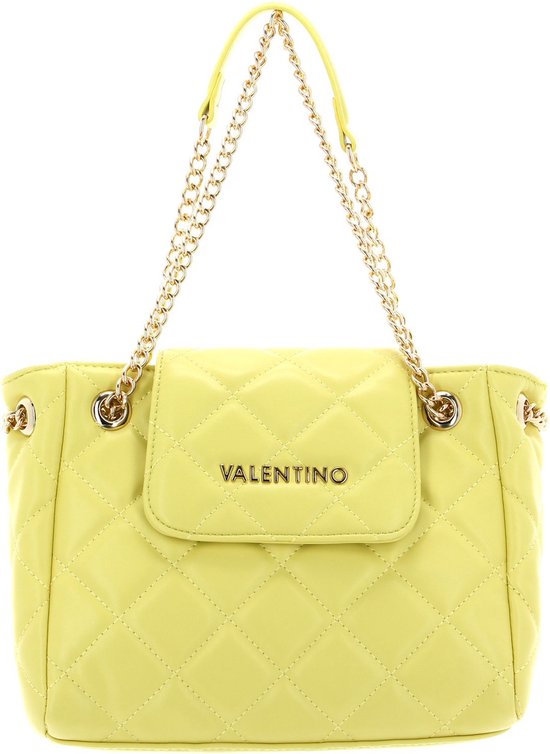 Sac à Épaule VALENTINO Fran Flap Bag – Lime (Jaune Vert) – Neuf Avec Étiquettes