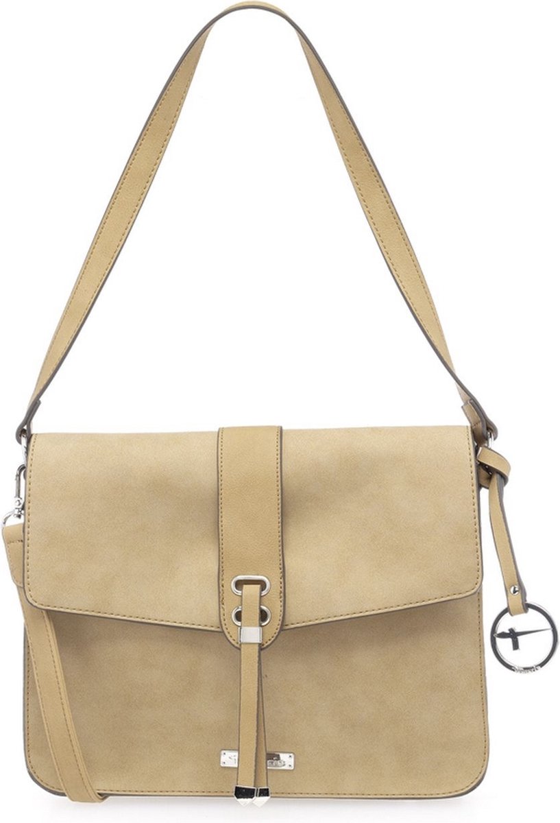 Tamaris Schoudertas Vina Crossbody Bag M Camel Comb. Beige