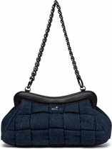 iPinee Designer Denim Handtassen Voor Vrouwen Hobo Tote Bag Crossbody Denim Portemonnees Blauw Jean Schoudertas, Ip-a1, Large