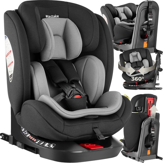 Tectake® Draaibare Autostoel