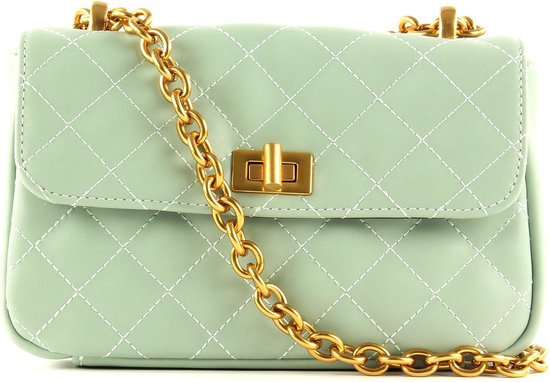 SEIDENFELT MANUFAKTUR Sac de soirée Sac à épaule bandoulière Kirkenes Mint Vert