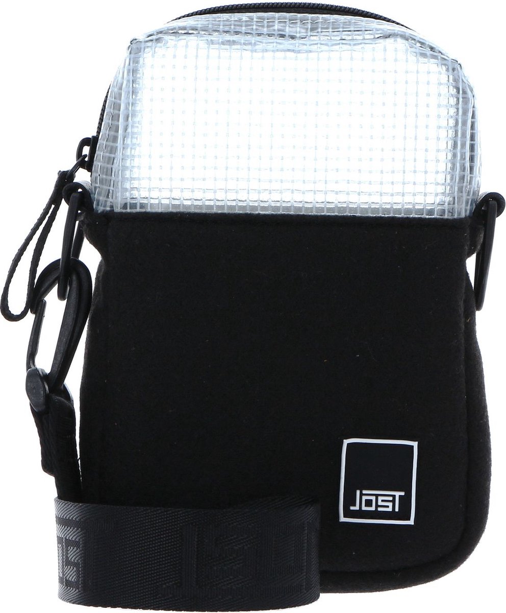 JOST Schoudertas Umea Pouch Black Zwart
