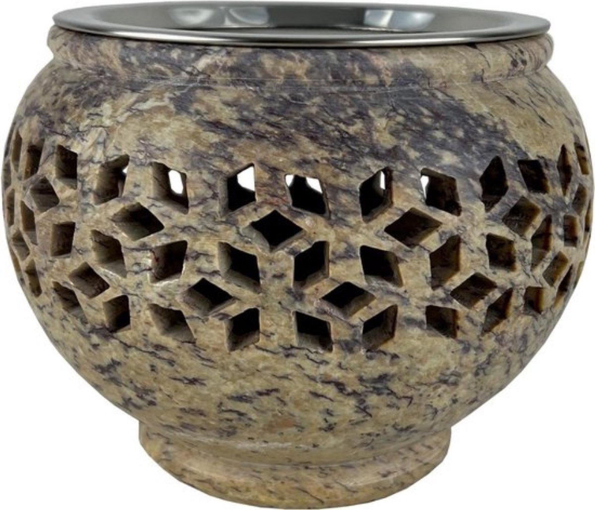 Wierookbrander Softstone roestvrijstalen zeef H-115 cm Ø 15 cm Zoeken -gegevens wierookbrander met zeef
