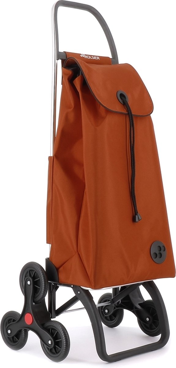 Rolser Boodschappentrolley Trappenstijger I-Max MF 6 Wheels - Terracota