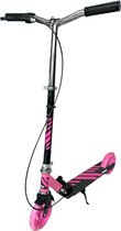 Bol.com Stuntstep Meisjes Kinderstep - Step Zwart en Roze - Aluminium - tot 80 KG aanbieding