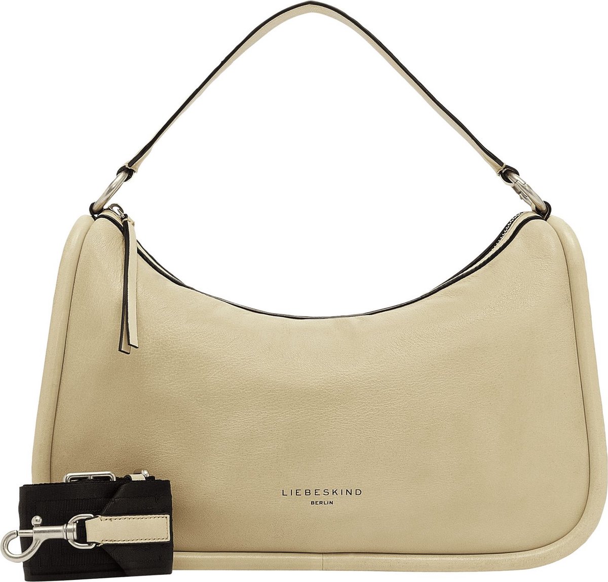 LIEBESKIND BERLIN Leren Schoudertas Fab 2 Lamb Hobo Warm Beige