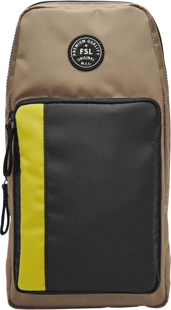 FOSSIL Schoudertas Sport Sling Bag Green Groene Geel