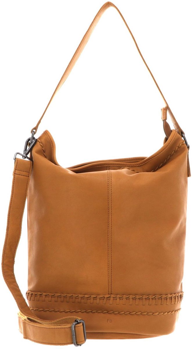 FREDsBRUDER Leren Schoudertas Eina Hobo Summer Hay Geel