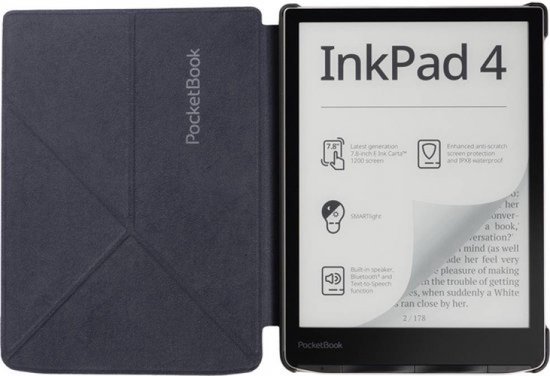 PocketBook Origami E-reader cover Geschikt voor: PocketBook InkPad 4, PocketBook InkPad Color 2, PocketBook InkPad Colo van PocketBook — afbeelding 2