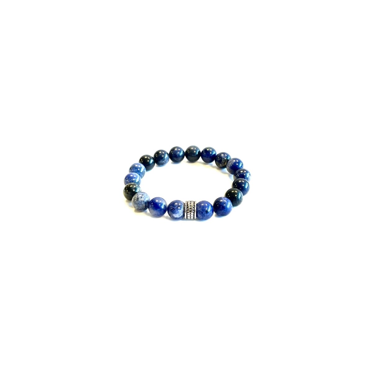 heren armband natuursteen sodaliet