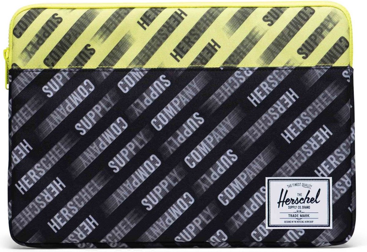 Herschel Laptop hoes met laptopvak Anchor Laptop Sleeve HSC Motion Black / Highlight Zwart Veelkleurig