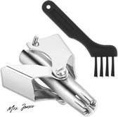 Bol.com Mrs. Jones Neushaartrimmer roestvrijstalen neustrimmer - borstel voor neus en oren - Handmatige trimmer - Wasbaar handma... aanbieding