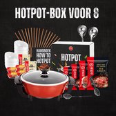 Bol.com HotPot-Box Compleet – Inclusief Servies Bouillon en Accessoires – Voor Gezellig Samen Koken en Dineren - 8 Personen aanbieding