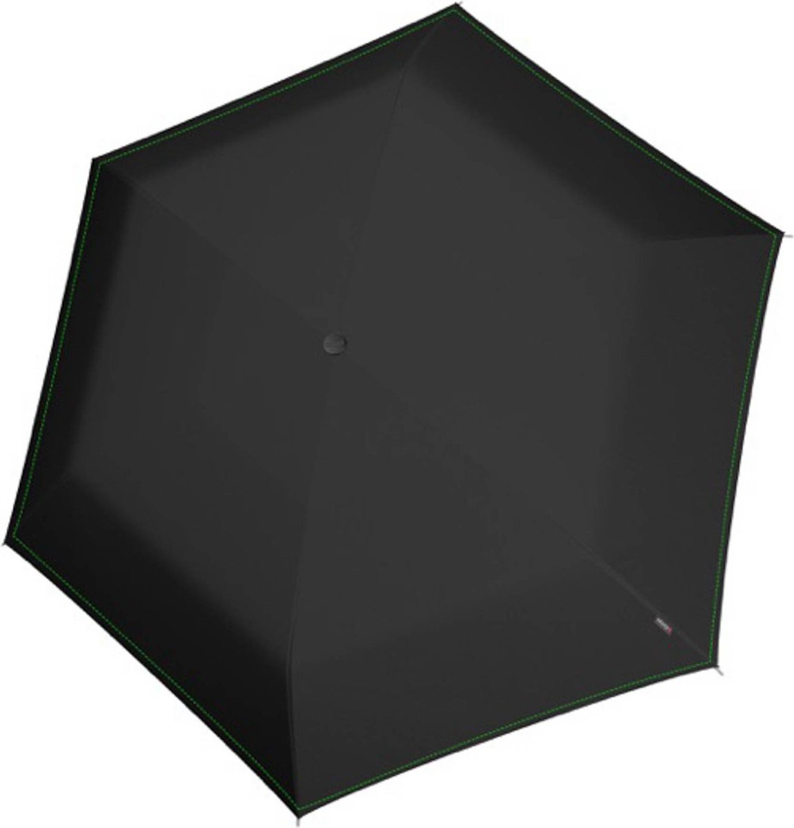 Knirps paraplu U.200 Ultra Light Duomatic Neon Black zwart