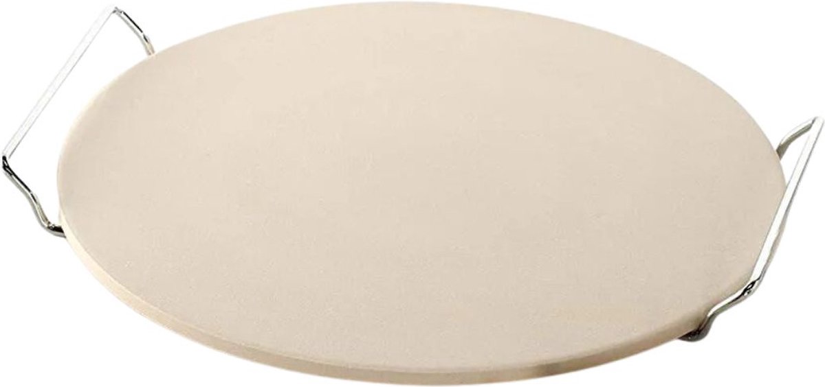 BBQBuddies Pizzasteen - Pizzasteen BBQ - Pizzasteen Kamado - Ronde Pizza steen van 35CM - Medium