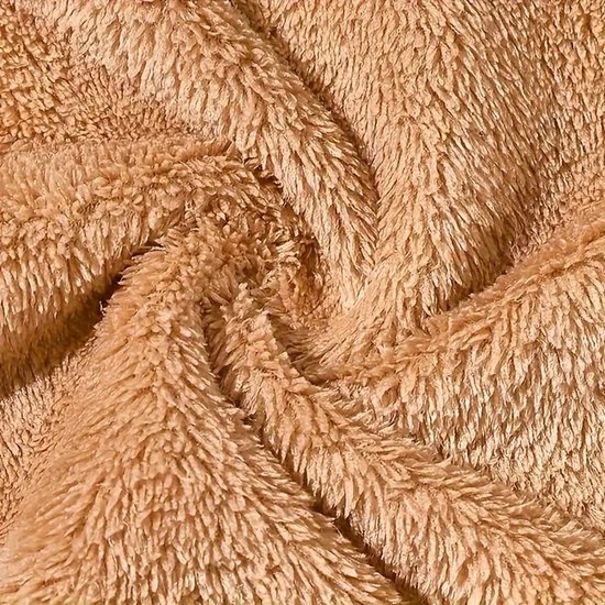 Kinderhanddoek Badponcho - 0 tot 3 jaar - Eland Bruin - Badjas met Capuchon - Sneldrogend & Warm - Voor Zwembad, Strand, Bad en Peuters van Merkloos — afbeelding 2