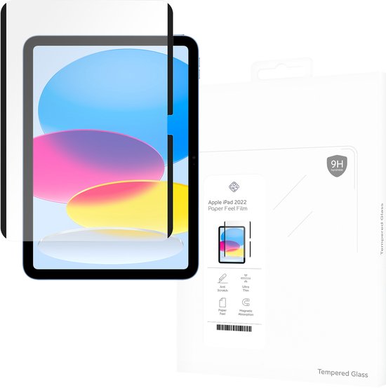 Cazy Apple iPad 2022 Paper Feel Protecteur d'écran - Protecteur magnétique - 1 pcs