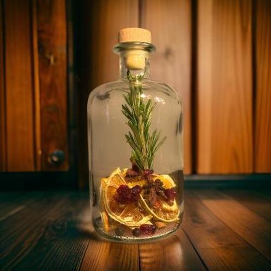 Glühwein Pakket - 500ml - Ambachtelijk - Decoratieve Fles - Natuurlijk - Zelf Wijn Toevoegen - Gratis Verzending!