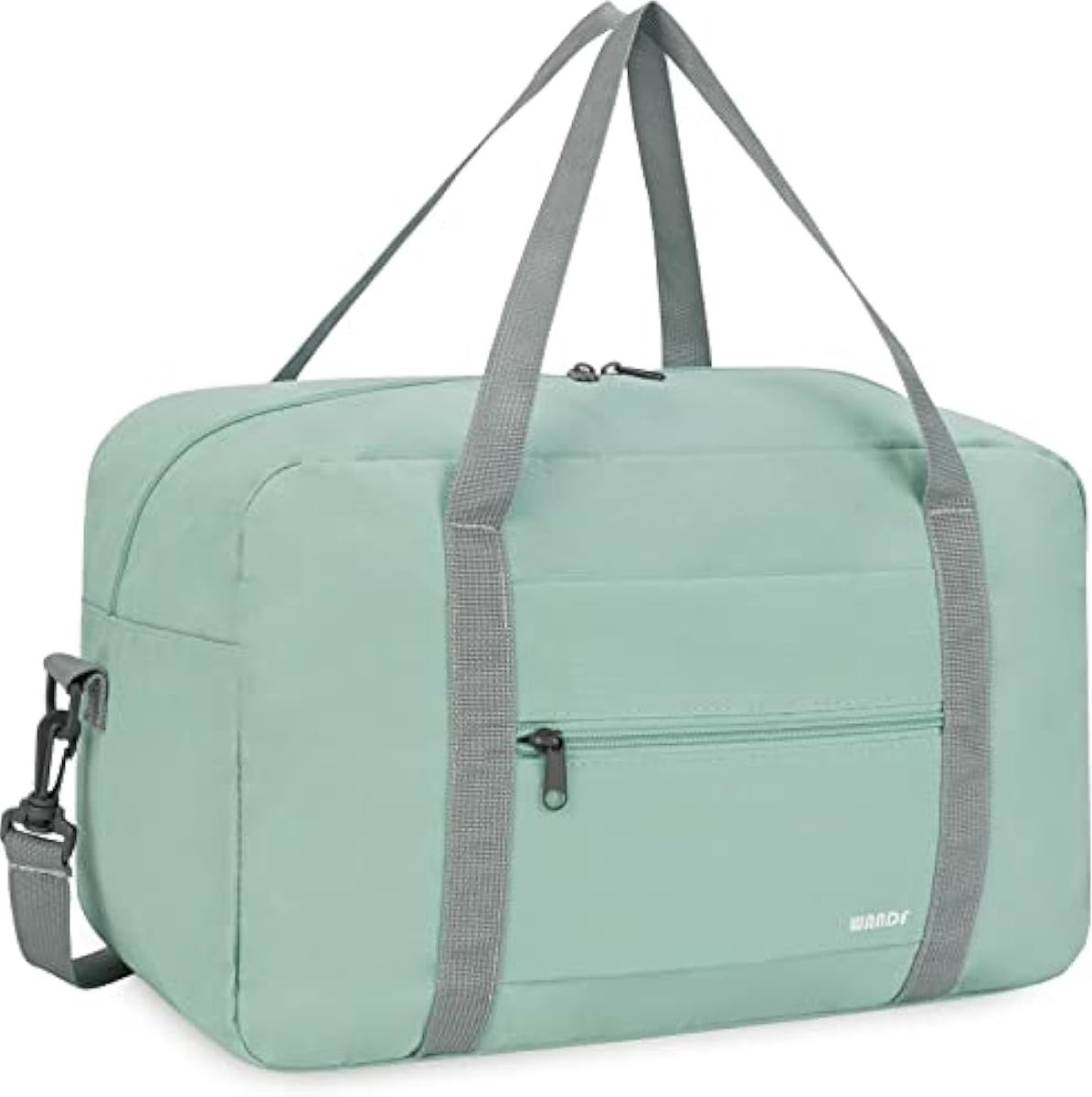 Homesy - Sporttas, Handbagagetas, Ziekehuistas, Weekendtas, Reistas 40x20x25cm - Mintgroen 20L met Schouderband