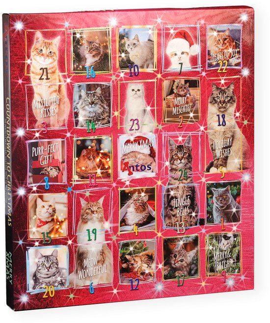 Adventskalender Antos voor de kat met katten snacks