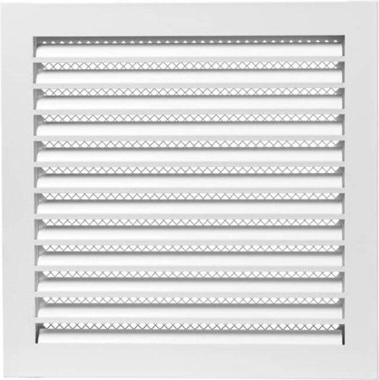 Europlast Grille métallique industrielle 300x300mm blanche - MRF3030
