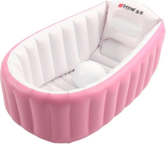 AirSwim Opblaasbare Babyzitje, Opblaasbare Babystoel voor Baby's vanaf 3 Maanden, Zomer Opblaasbare Stoel met Ingebouwde Luchtpomp, Kindervloerbank voor Leren Zitten, Spelen, Camping, Citroen