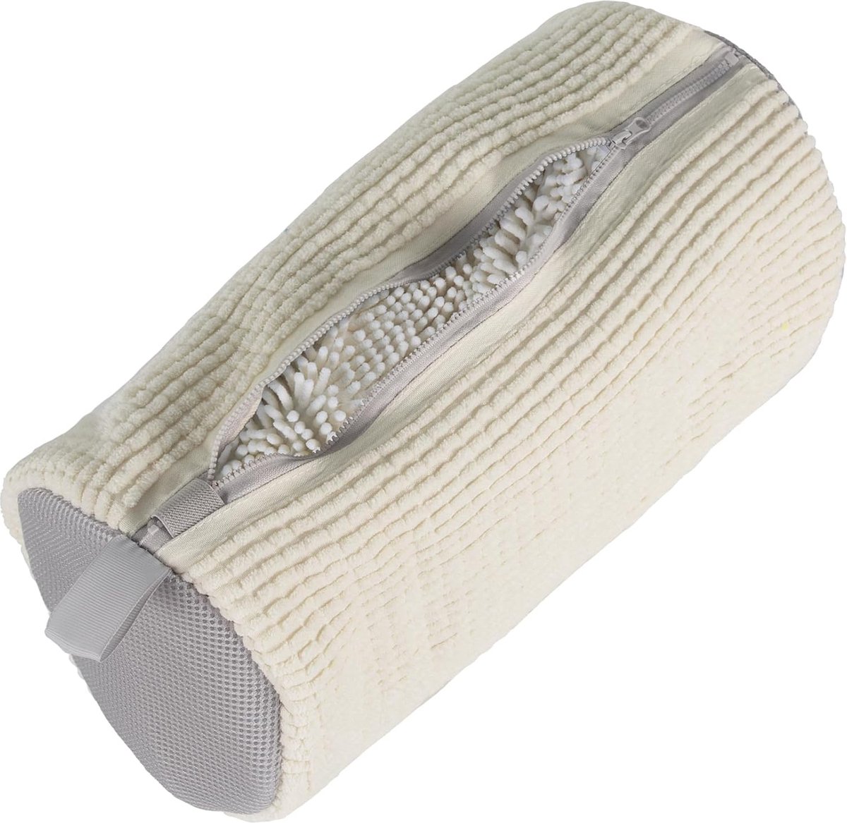 Goedkoopste Schoen Wassen zak - Waszak Schoenen - sneakerwaszak - Polyester - 39 19 cm - wit en grijs - herbruikbare - verhoogde wrijving aan de binnenkant - voor schoen verzorging