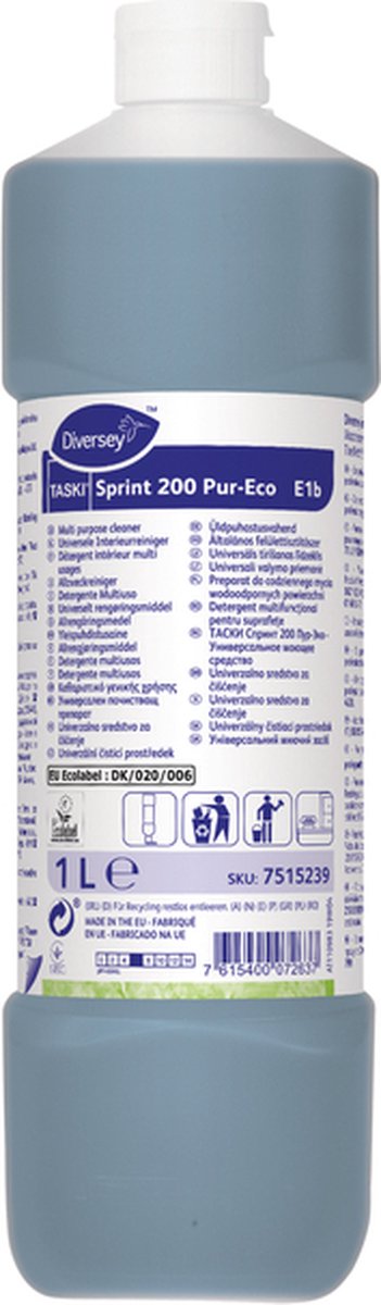 Interieurreiniger TASKI Sprint 200 pur-eco 1L | 6 stuks