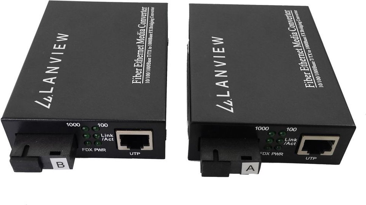Lanview LVN-MED-SC-1000BASE-X-2 netwerk media converter