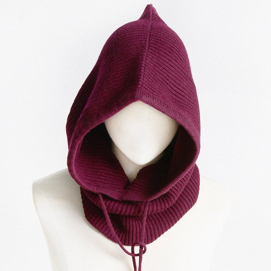 Limited Edition Stijlvolle Herfst Winter 100% Zuivere Australische Merinowol Multifunctionele Capuchon Sjaal