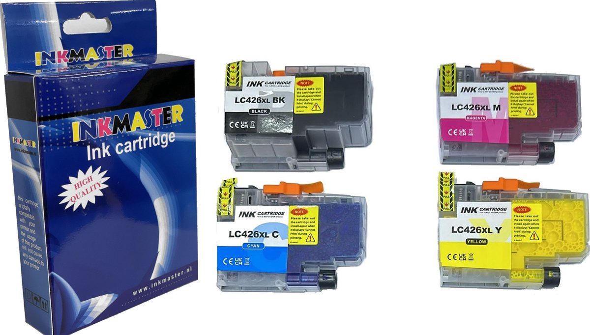Inkmaster Huismerk inktcartridge LC-426XL multipack voor Brother