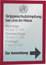 Duraframe durable a4 autocollant rouge | Sachet de 2 pièces | 10 pièces