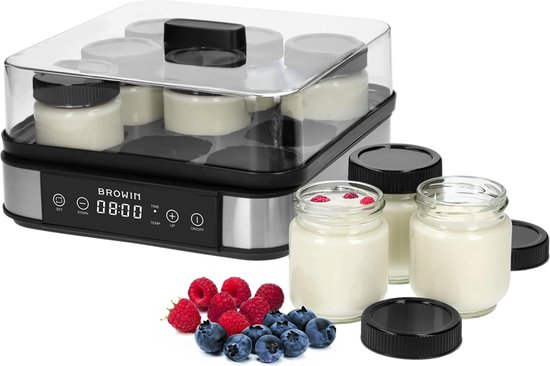 Yoghurtmaker 1.6 liter met 9 potten van Domo — afbeelding 4