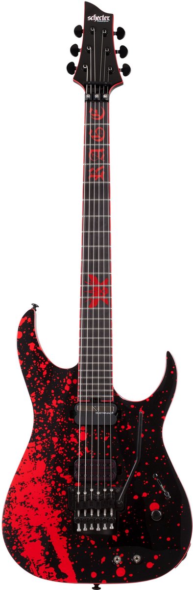 Schecter Sullivan King Banshee-6 FR S Obsidian Blood - Elektrische gitaar