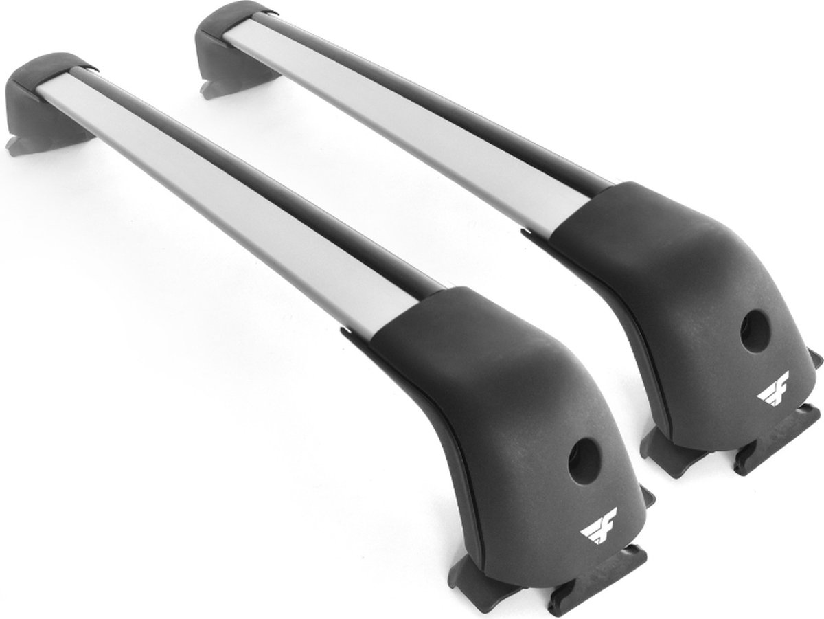 Dakdragers geschikt voor BMW IX1 (U11 BEV) vanaf 2023 gesloten dakrailing - Aluminium - Hoog laadvermogen 100kg - Wingbar Grijs- Merk Farad