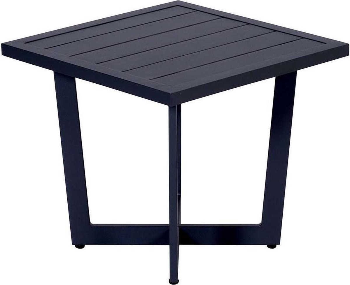 Garden Impressions Ivy bijzettafel / 47,5x47,5xH42 / carbon black Zwart