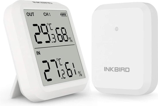 Inkbird ITH-20R sans fil Thermo hygromètre avec sonde extérieure,  température