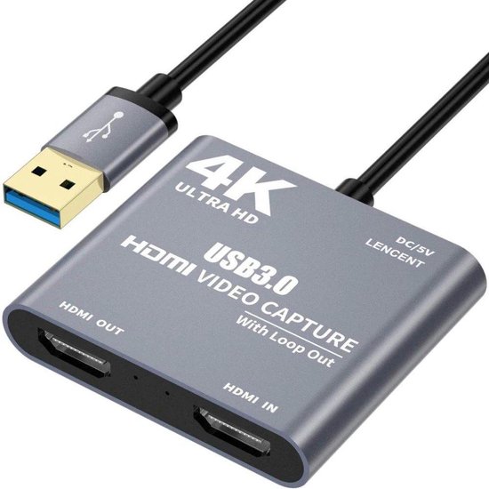 5. HDMI naar USB Video/Audio game-,