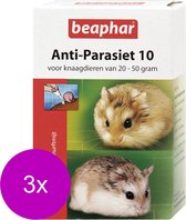 3x Beaphar Anti-Parasiet 10 Knaagdier 2 pipetten