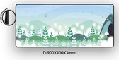 Gamegear Rush Extended Gaming deskpad (XXL, 900 x 400 x 3 mm) - Forest