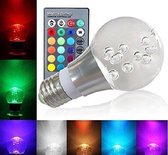 LED Kristal Bollamp RGB - 3 Watt - E27