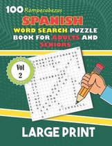 Large Print Spanish Word Search Puzzle Book For Adults And Seniors Vol 2