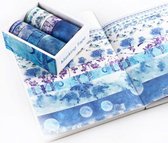 Moodadventures | Knutselen | Set van 10 Verschillende Washi Tapes Blue Moon
