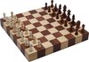 Afbeelding van het spelletje Luxe schaakset hout | Luxe schaakspel | schaakbord  | schaakspel hout volwassenen | 42x42