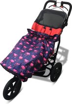 kids kinder Voetenzak rolstoel beenwarmer scootmobiel fleece kinderbeenzak Wheelchair Cosy Flamingo kids Been warmer